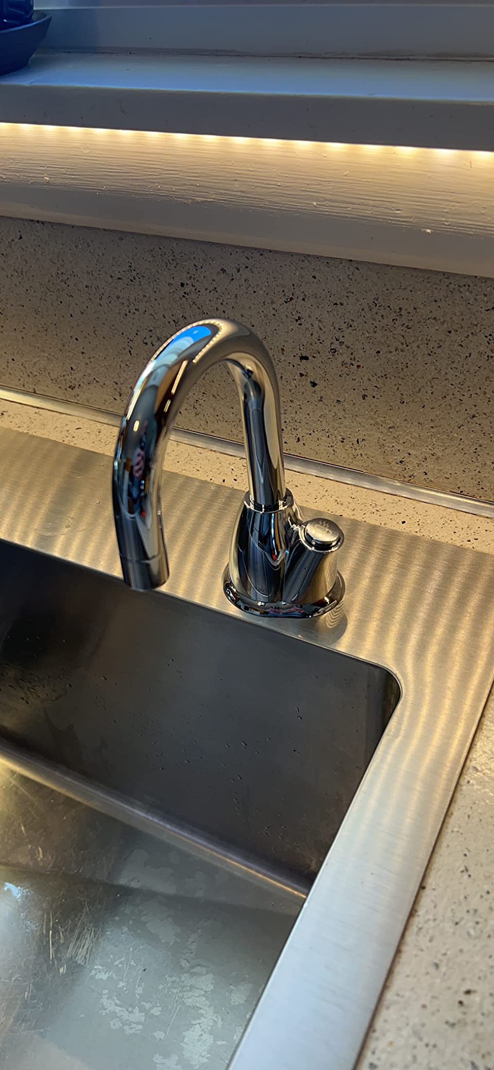 InSinkErator HOT100 Instant Hot Water Dispenser System - Faucet & Tank, Chrome, H-HOT100C-SS customer photo 2
