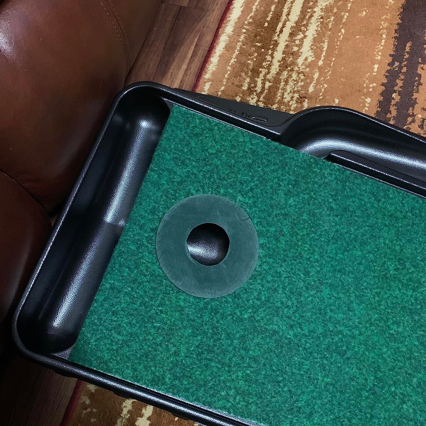 SKLZ Putting Green: Perfect Your Golf Skills with Realistic Home Practice - Improve Your Putting Stroke, Lower Your Scores, and Enjoy Convenient, Training Anytime, Anywhere! customer photo 1