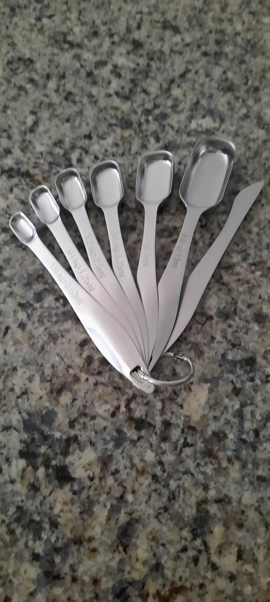 Spring Chef Nesting Stainless Steel Measuring Spoons Set of 7 with Leveler customer photo 2