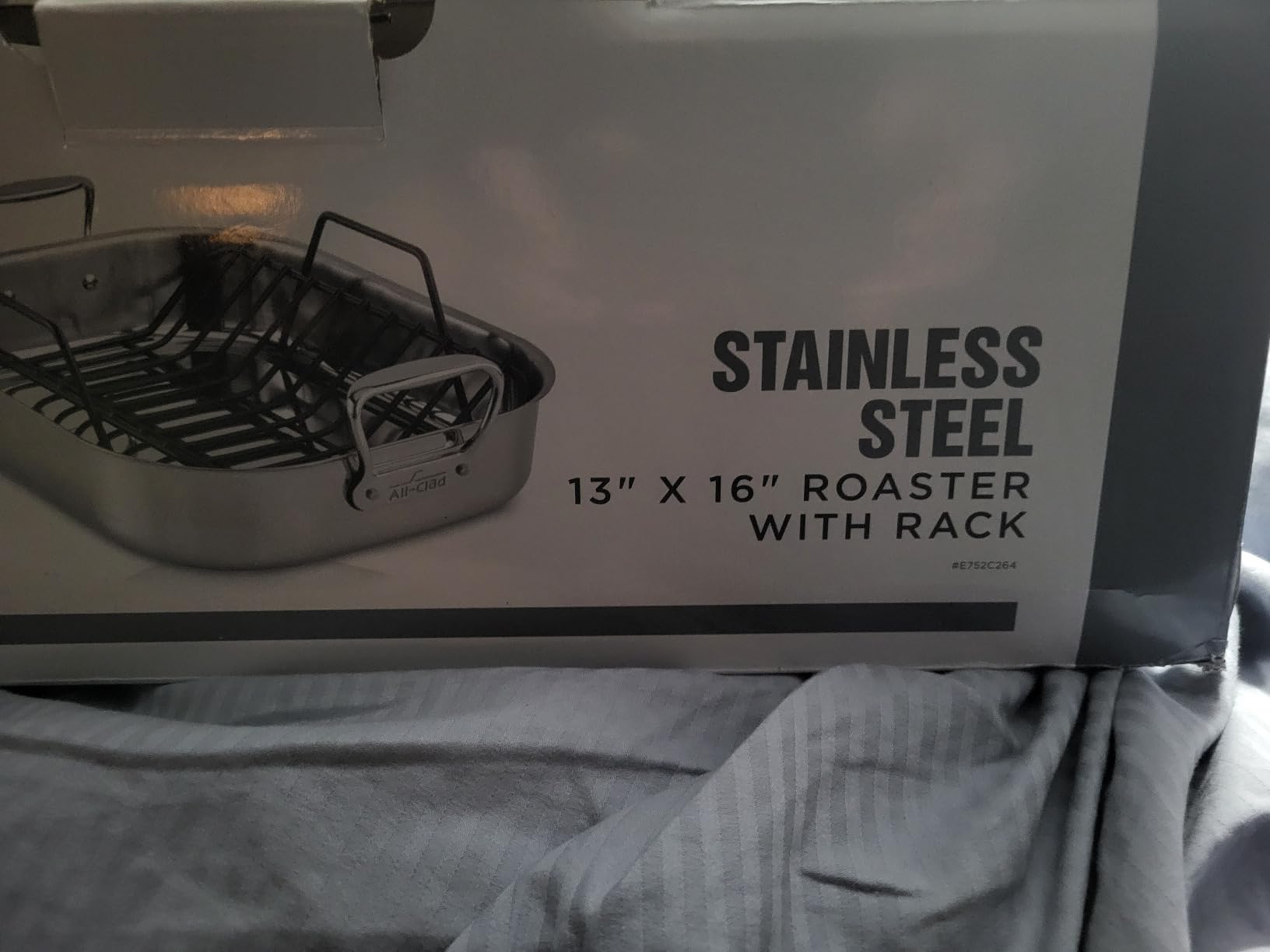 Alll-Clad Stainless Steel 15” Oval Roaster Pan with Rack and Lid customer photo 2