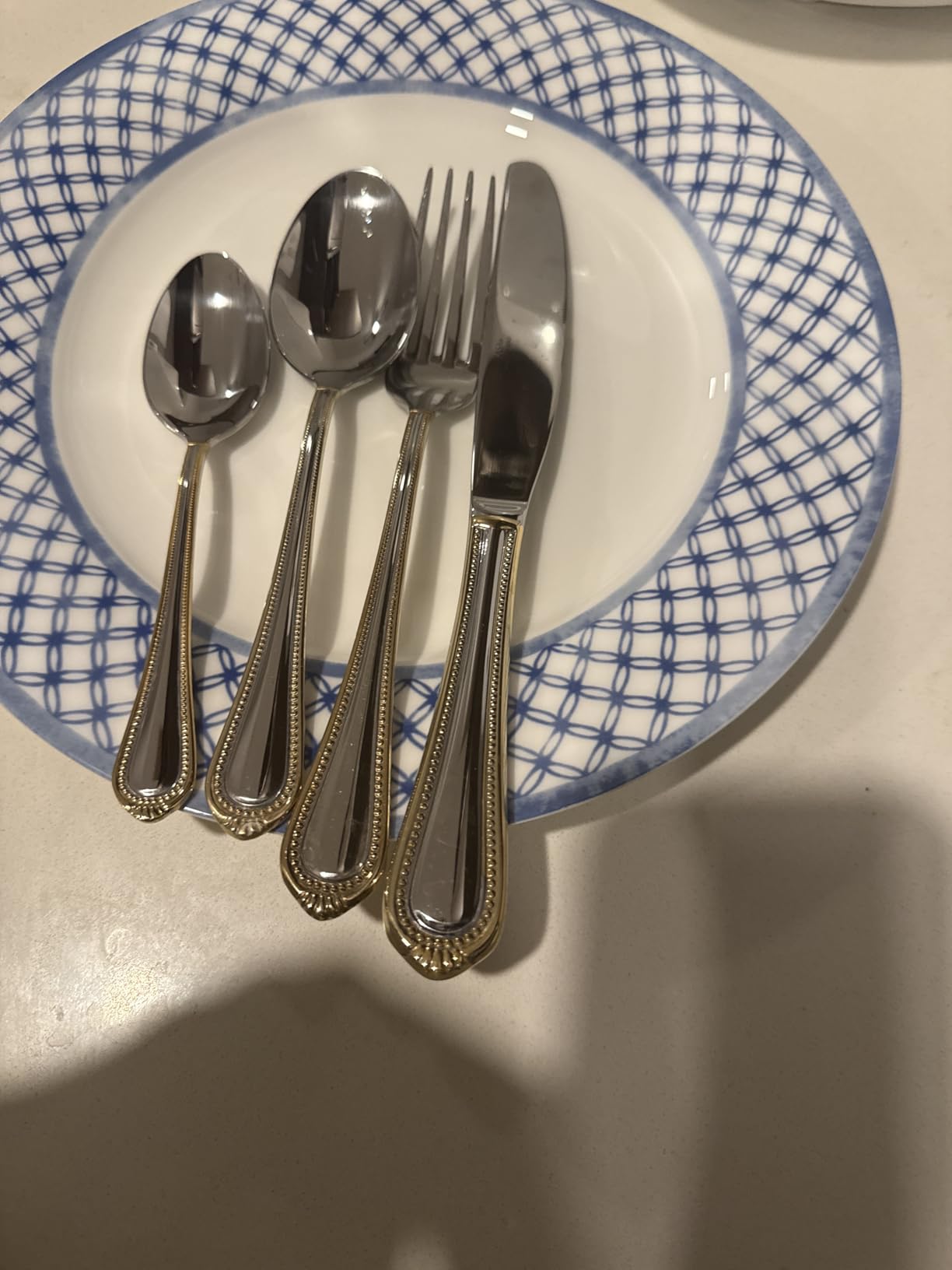 Mikasa Kyler Flatware Set for 12, 65 Piece 18/10 Stainless Steel Silverware with Modern Design and Serving Utensils, Durable, Stylish Dinnerware Service customer photo 2