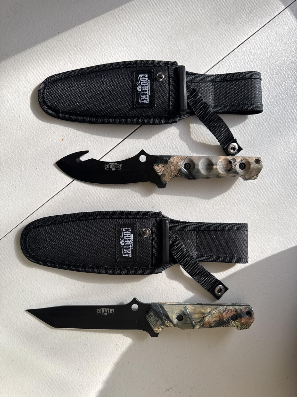 Mossy Oak Fixed Blade Hunting Knife Set - 2 Piece, Sheath Included customer photo 1