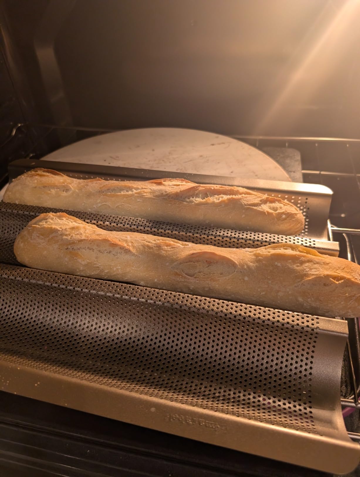 AMAGABELI 2 Pack Baguette Bread Pan 15
