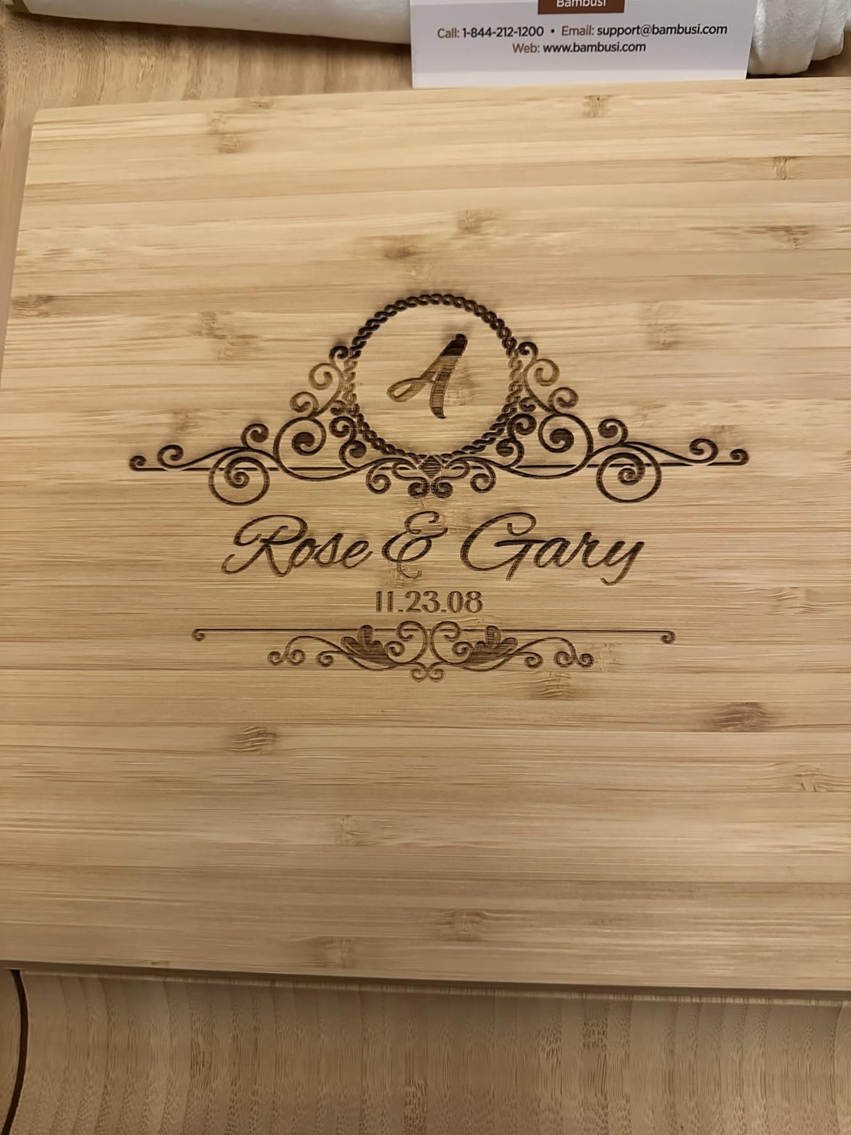 Charcuterie Boards Gift Set, Bamboo Cheese Board with Serving Accessories customer photo 2