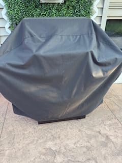 Unicook Grill Cover 55 Inch for Outdoor Grill, Heavy Duty, Waterproof, Fade Resistant, BBQ Cover with Handles/Straps/Air Vents, Compatible with Weber Charbroil Nexgrill Gas BBQs etc customer photo 1