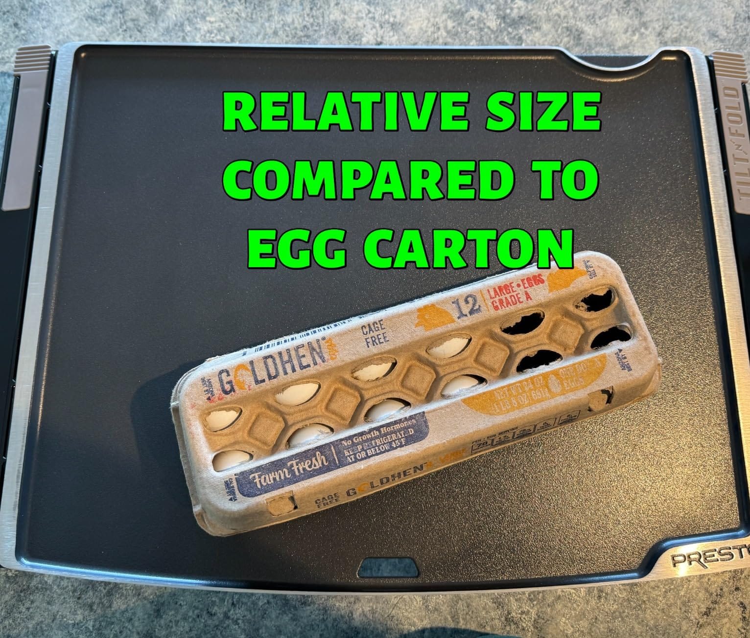 Presto 07073 Tilt-N-Fold X-Large Electric Griddle customer photo 2