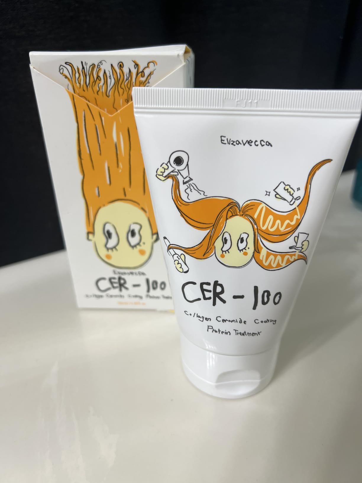 Elizavecca cer-100 collagen coating hair protein treatment 100ml customer photo 2