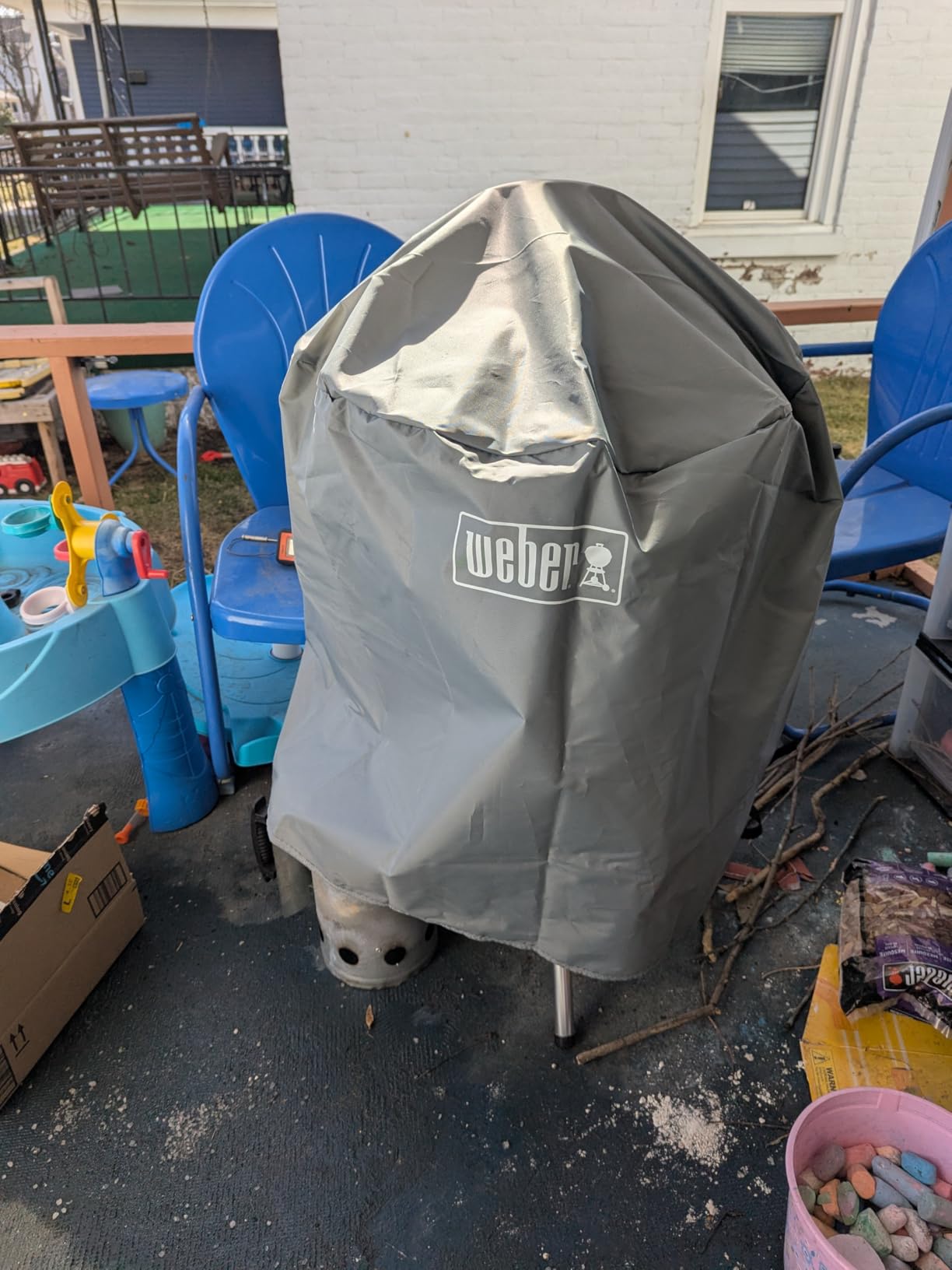 Weber® 22‑Inch Charcoal Kettle Grill Cover, Weber Charcoal Grill Accessory customer photo 2