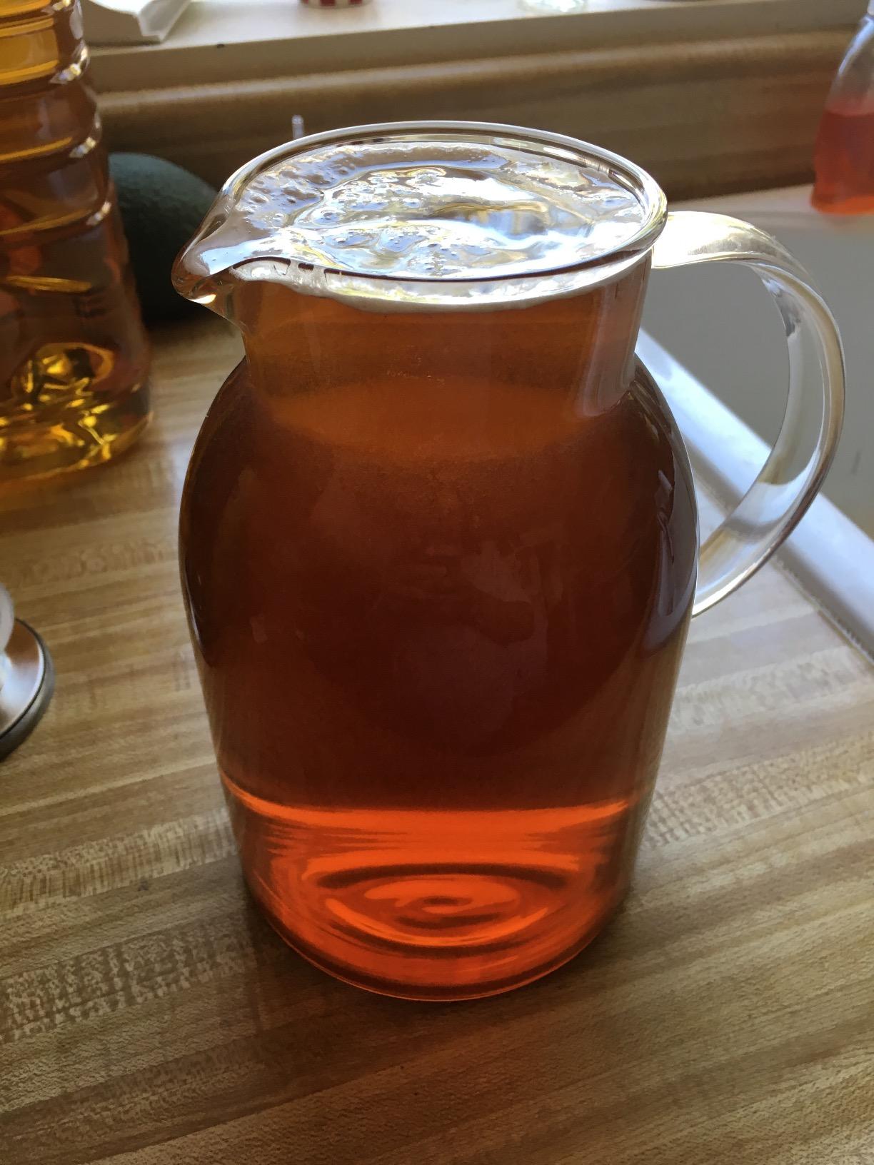 Karafu 68 Oz Borosilicate Glass Pitcher with Lid, Hot Cold Water Tea Jug customer photo 2