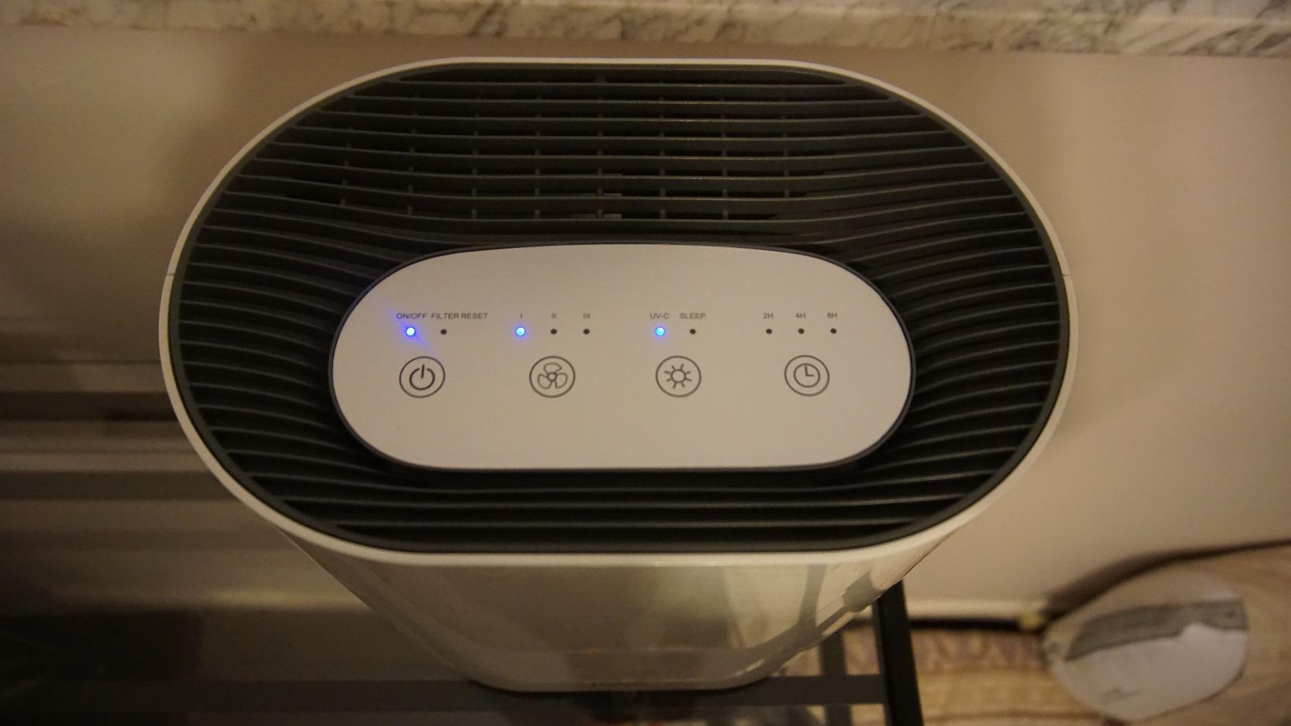 Pure Enrichment PureZone Air Purifier for Bedroom & Living Room, 4-Stage Filtration & UV-C Light, H13 HEPA Filter Helps Remove Bacteria, Pet Hair Dander, Allergens, Germs, Smoke, Dust (White) customer photo 1