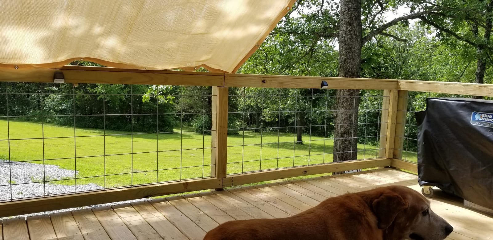 Shatex 8x10ft RV Awning Shade with 90% Privacy Screen Free Kit, Black customer photo 2