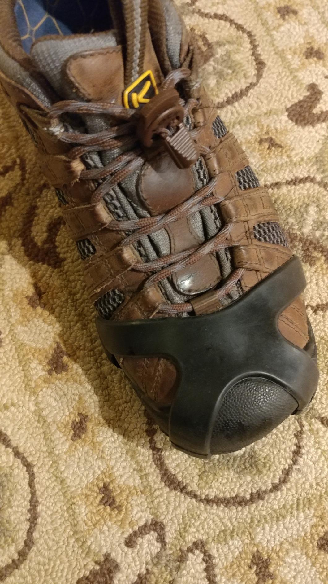 Limm Ice Snow Traction Cleats - Lightweight Crampon Cleats for Walking on Snow & Ice - Anti Slip Grippers Fasten Quickly & Easily Over Footwear - Protable Grips for Shoes and Boots customer photo 2