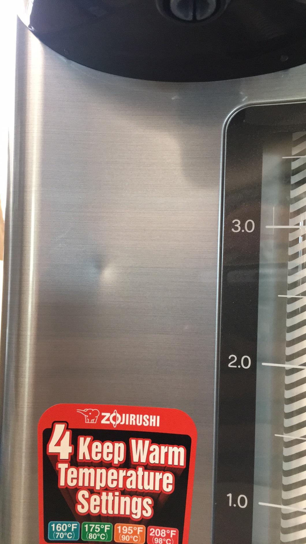 Zojirushi Micom Water Boiler and Warmer CD WCC30, 3.0l, 101 Oz (Silver) customer photo 2