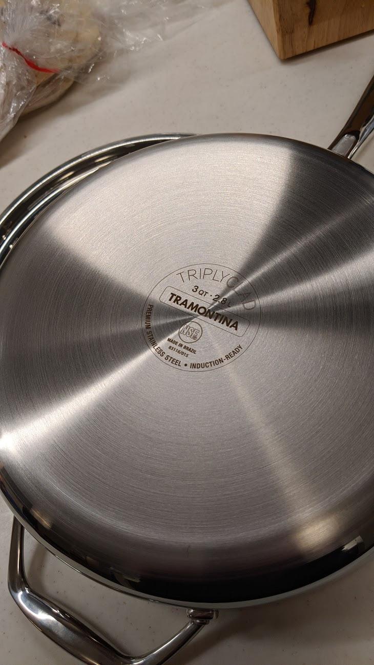 Tramontina Signature Tri-Ply Clad Stainless Steel 3-Quart Saute Pan customer photo 1