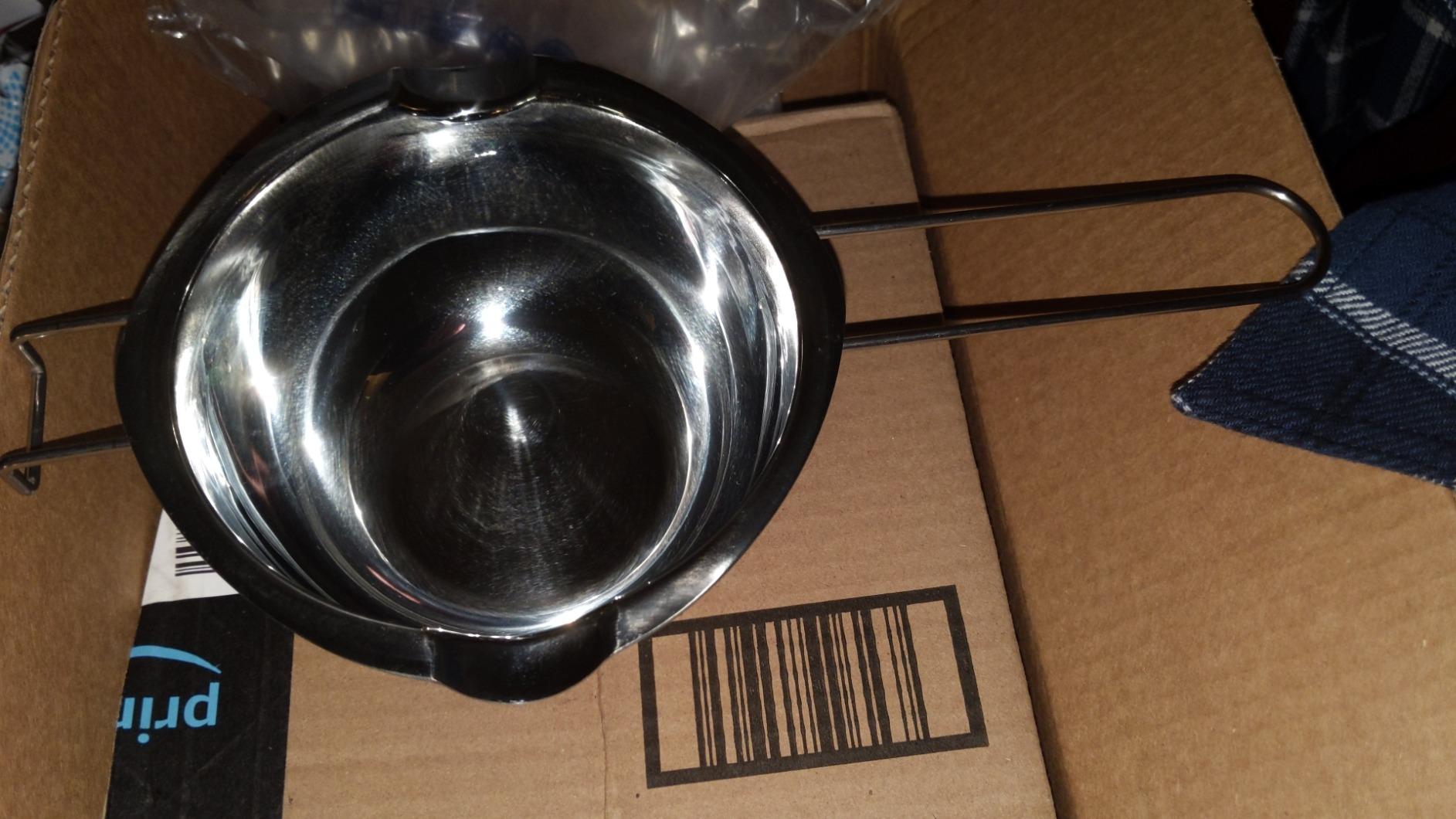 Stainless Steel Double Boiler Pot for Melting Chocolate,Candle Making 480ML customer photo 1