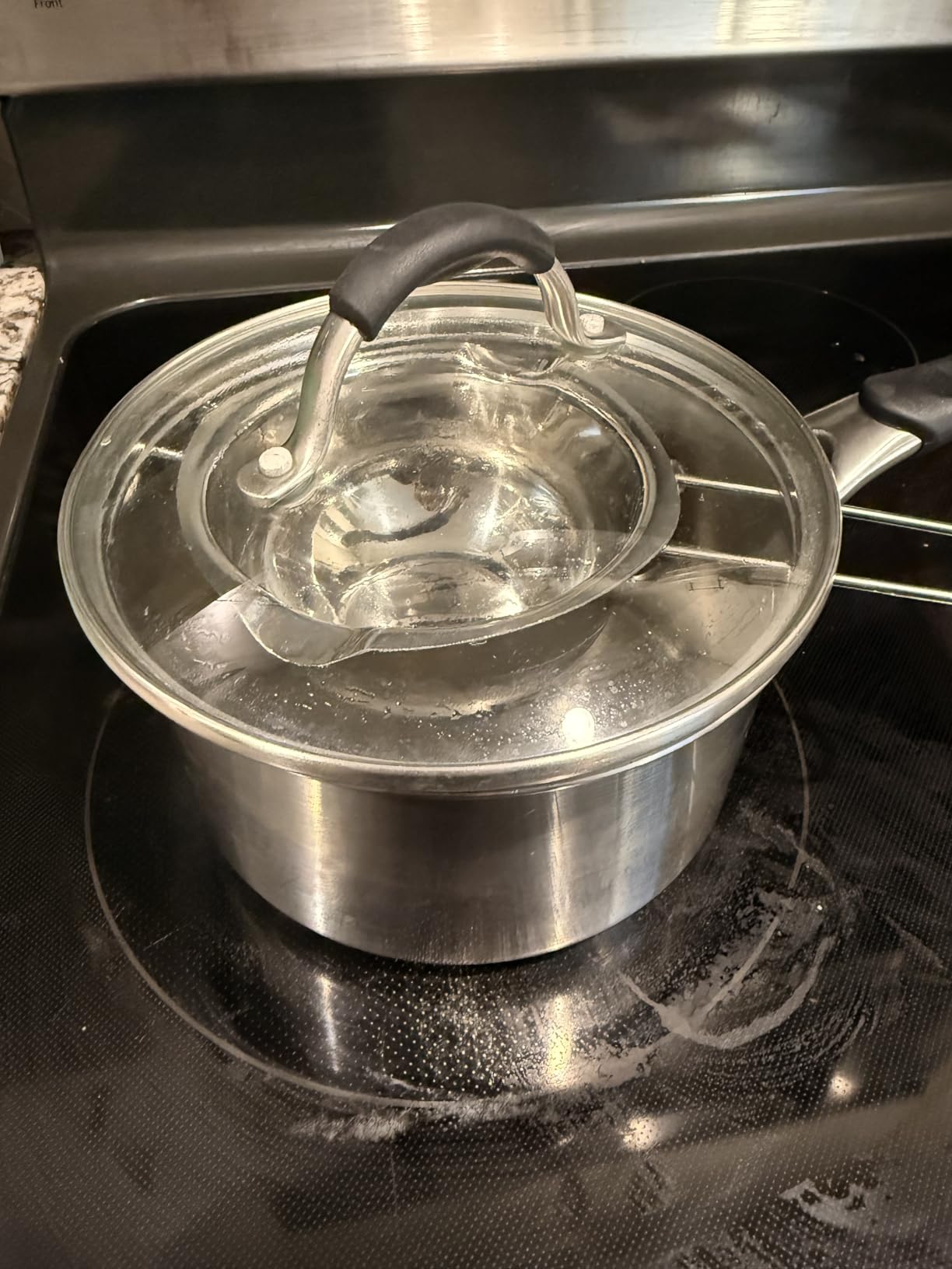 Stainless Steel Double Boiler Pot for Melting Chocolate,Candle Making 480ML customer photo 2