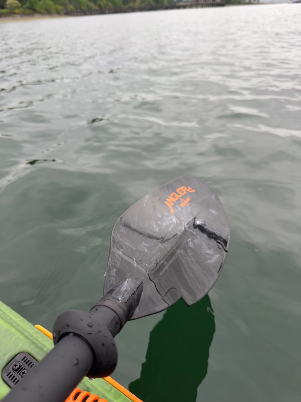 Pelican - Poseidon Angler Paddle - Aluminum Shaft with Reinforced Fiberglass Blades - Lightweight, Adjustable Kayaks Paddles - Perfect for Kayak Fishing customer photo 2