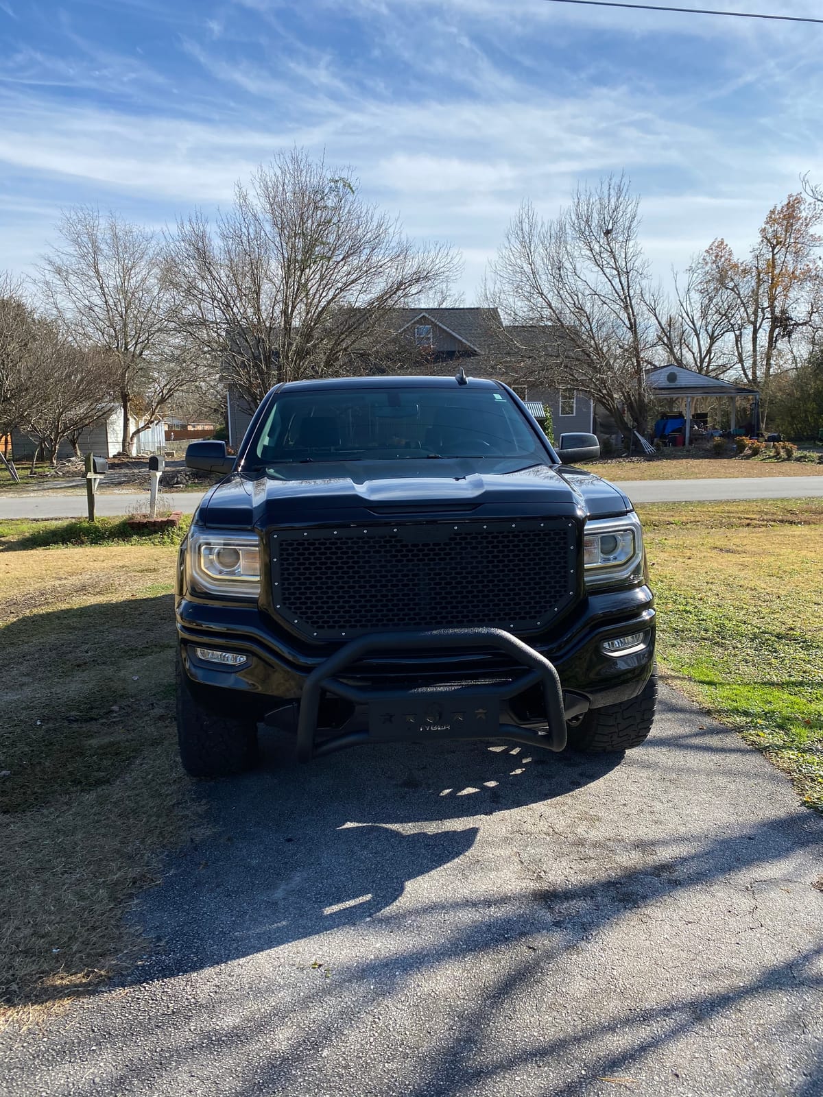 Tyger Auto TG-GD6C60048 Front Bumper Guard Compatible with 2007-2018 Chevy Silverado / GMC Sierra 1500 (Exclude 2007 Classic Models) | Textured Black | Light Mount | Bull Bar customer photo 1