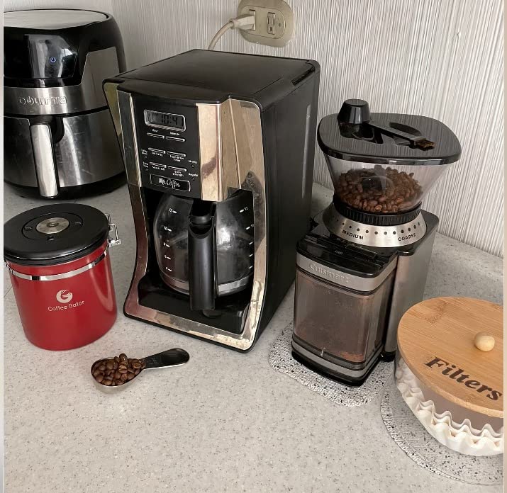 Coffee Gator Coffee Canister, 11oz Airtight Stainless Steel Container customer photo 2