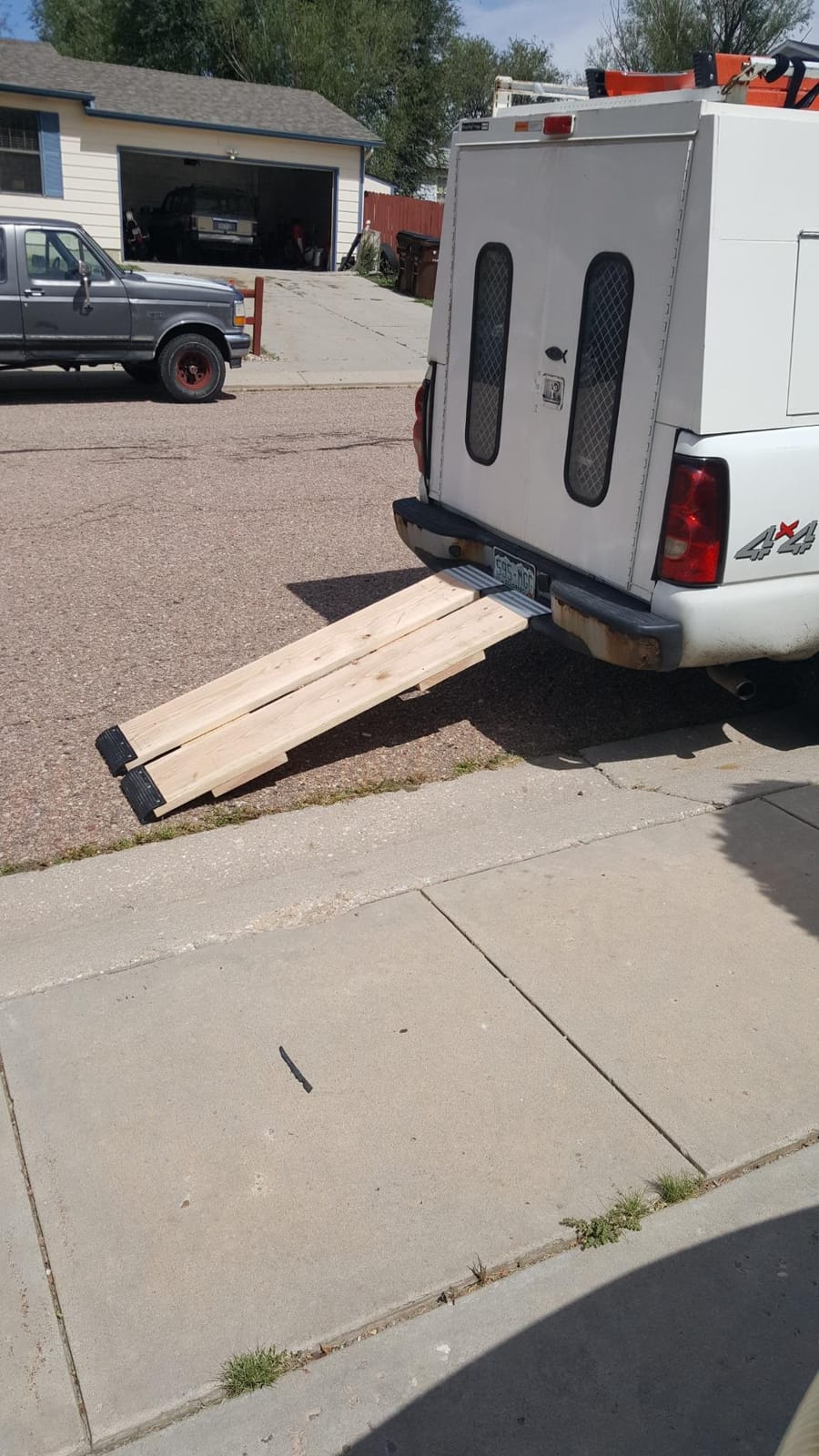 AFA Tooling Truck and Trailer Loading Ramp Kit | Quickly Create a Wide Ramp with 2 x 12 Lumber: Just Attach Aluminum Brackets and Rubber Feet | Load Your Lawn Mower, 4-Wheeler, ATV, and More with Ease customer photo 2