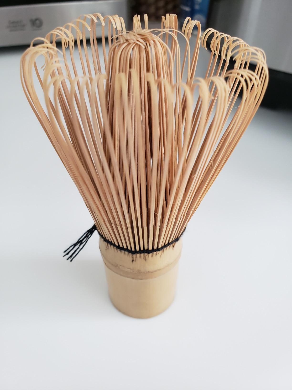 Matcha Whisk Set - (Chasen), Traditional Scoop (Chashaku), Tea Spoon customer photo 2