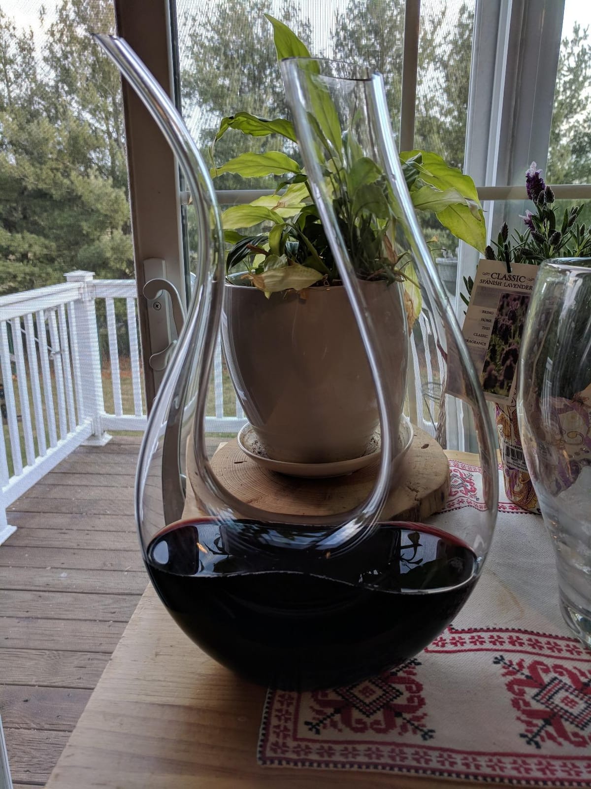 Wine Decanter,Red Wine Carafe,Wine Aerator,100% Hand Blown Lead-free Crystal Glass,Wine Decanters and Carafes,Wine Gift with Luxury Packaging,Wine Accessories (1500ML) customer photo 1