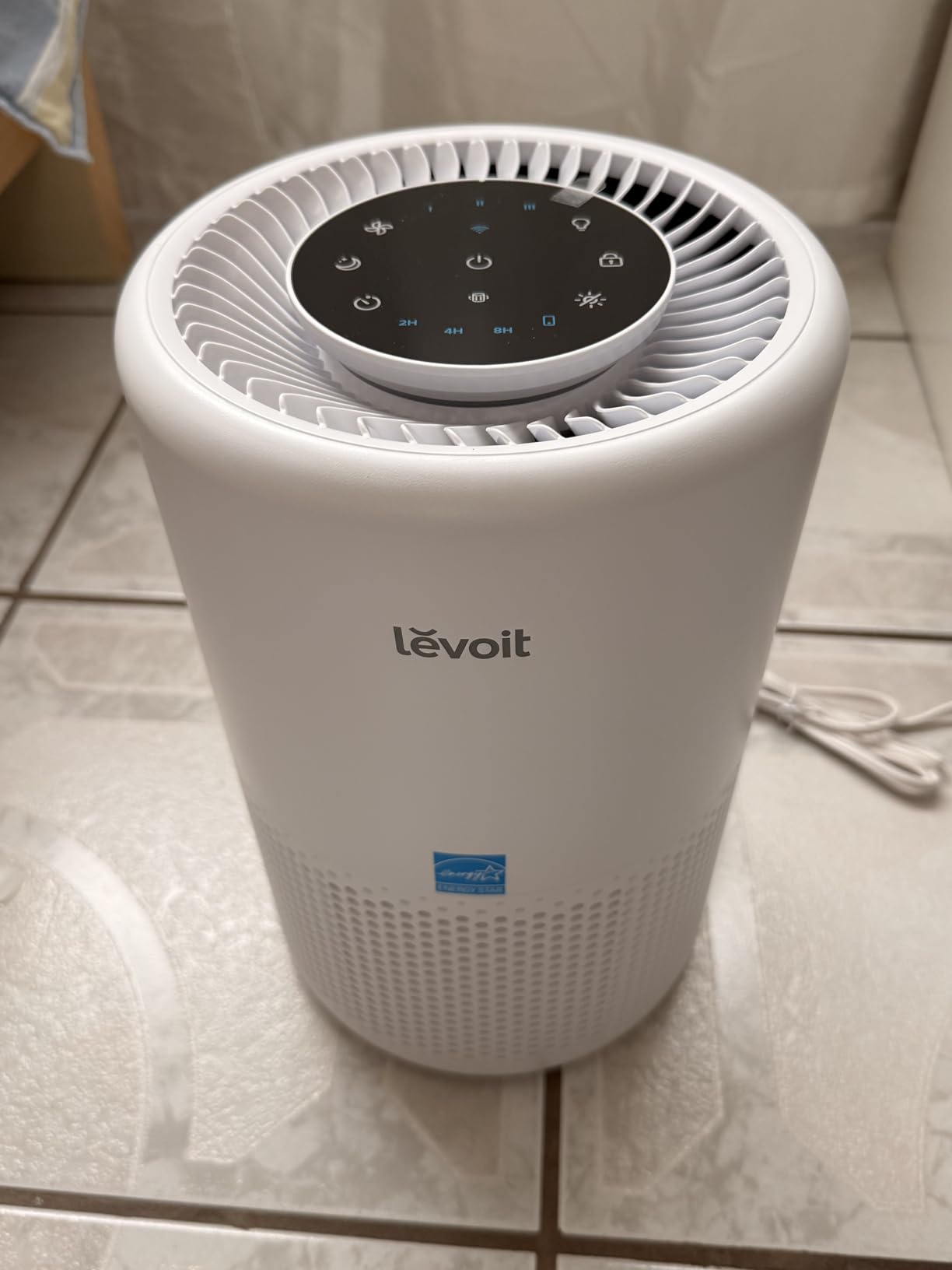 Levoit Air Purifier for Home Pets Bedroom, Air Purifiers Quiet Operation | High-Efficiency Filter for Smoke, Dust, Pollen, Odors in Office Nursery, Optional Night Light, AHAM VERIFIDE, LV-H132, White customer photo 1