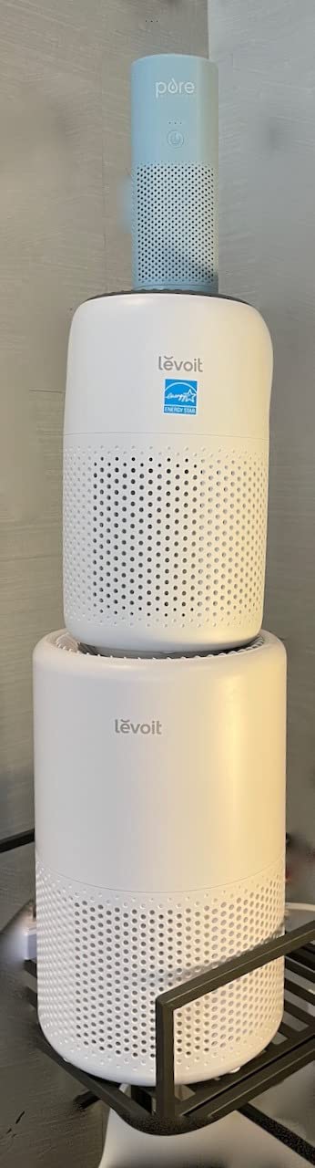 Levoit Air Purifier for Home Pets Bedroom, Air Purifiers Quiet Operation | High-Efficiency Filter for Smoke, Dust, Pollen, Odors in Office Nursery, Optional Night Light, AHAM VERIFIDE, LV-H132, White customer photo 2