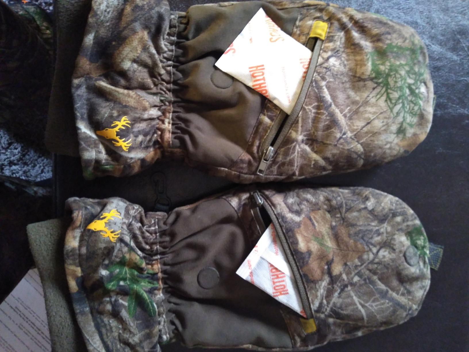 HOT SHOT Men’s Camo Huntsman Pop-Top Mittens – Outdoor Hunting Camouflage customer photo 2