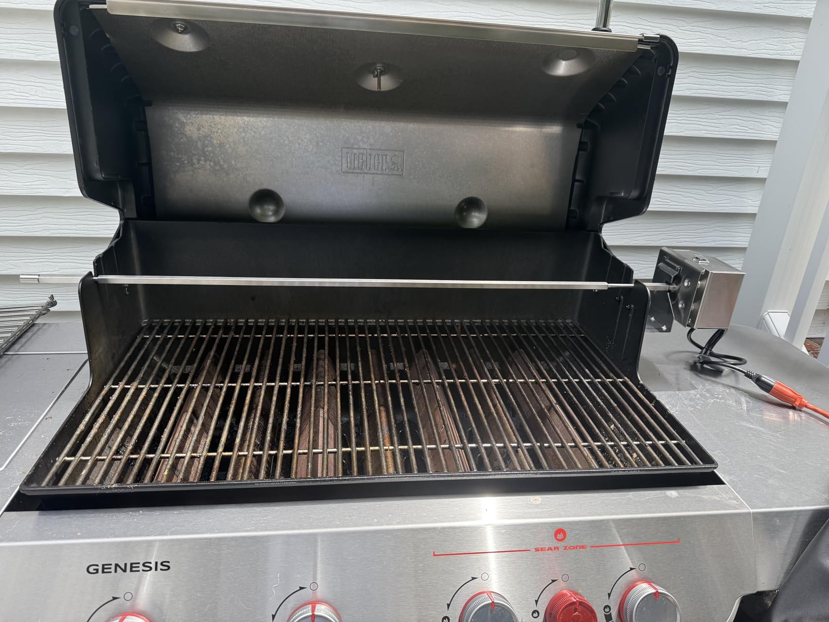 onlyfire Stainless Steel Grill Rotisserie Kit for Weber Genesis Grills customer photo 1