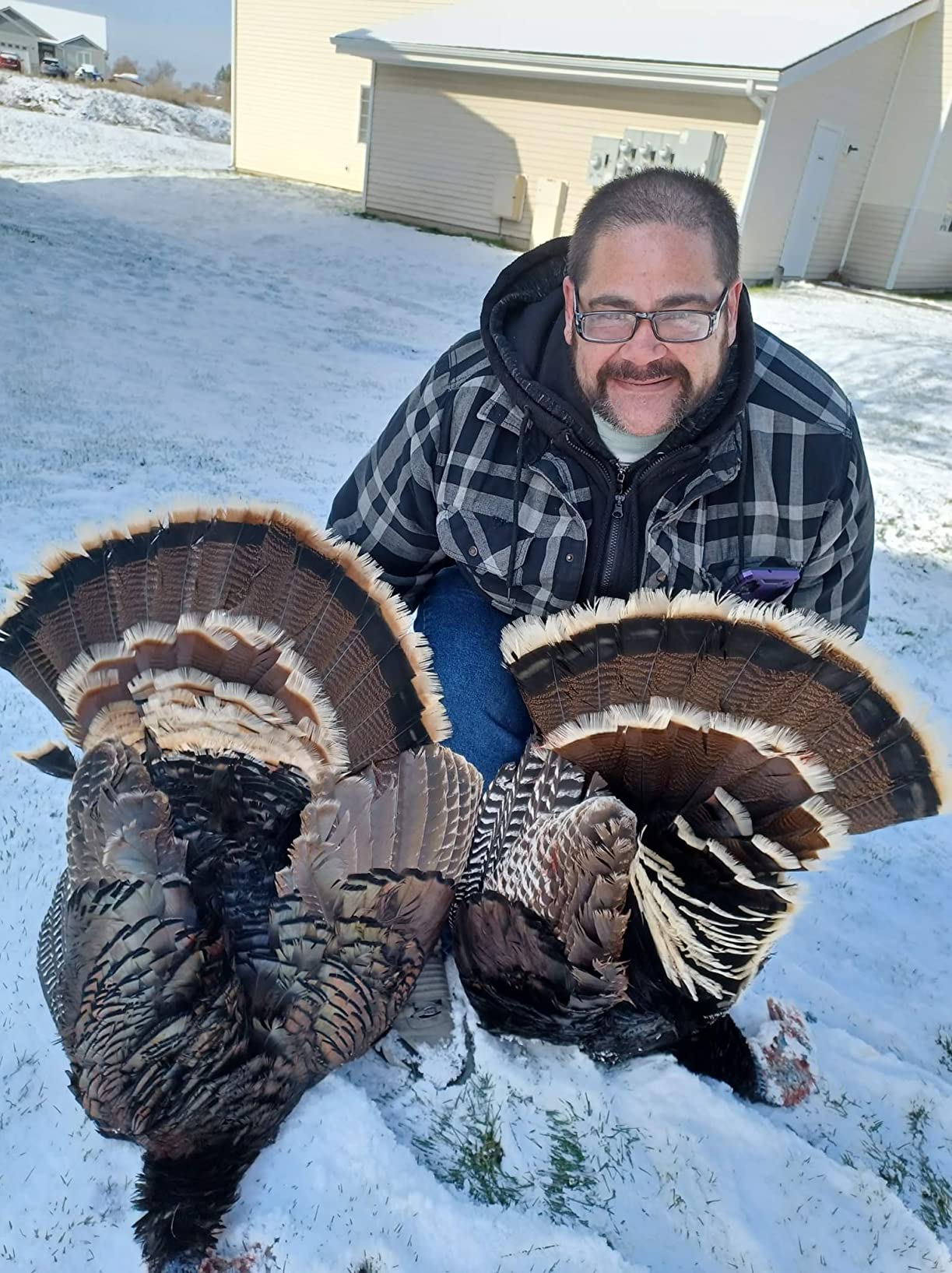 2 Pack Jake & Hen Turkeys Decoy for Hunting with Stakes Carry Bag Collapsible Lightweight customer photo 1