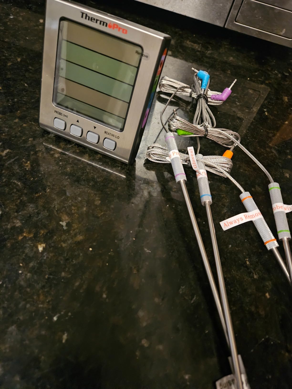 TempPro TempTrack Digital Cooking Meat Thermometer with Dual Meat Probe customer photo 1