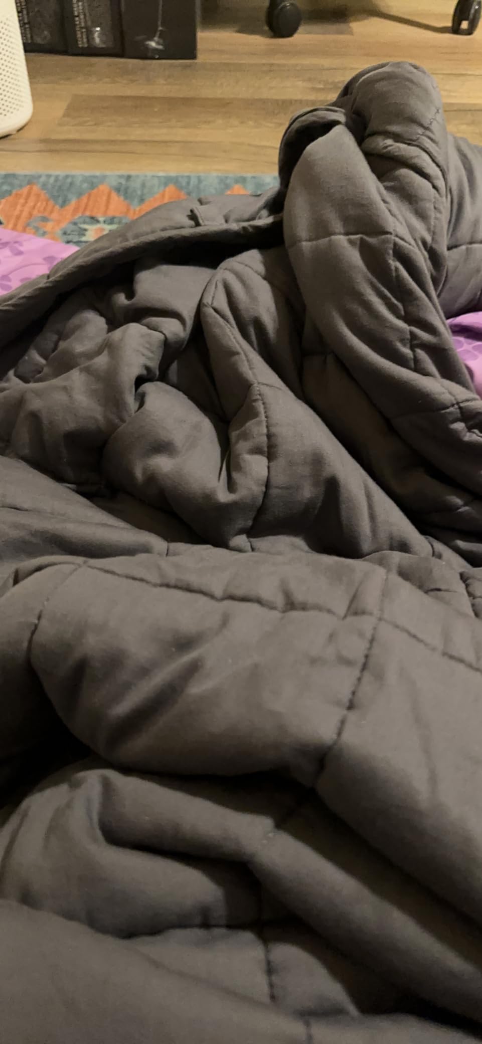 Weighted Idea Weighted Blanket for Adults (Dark Grey,48
