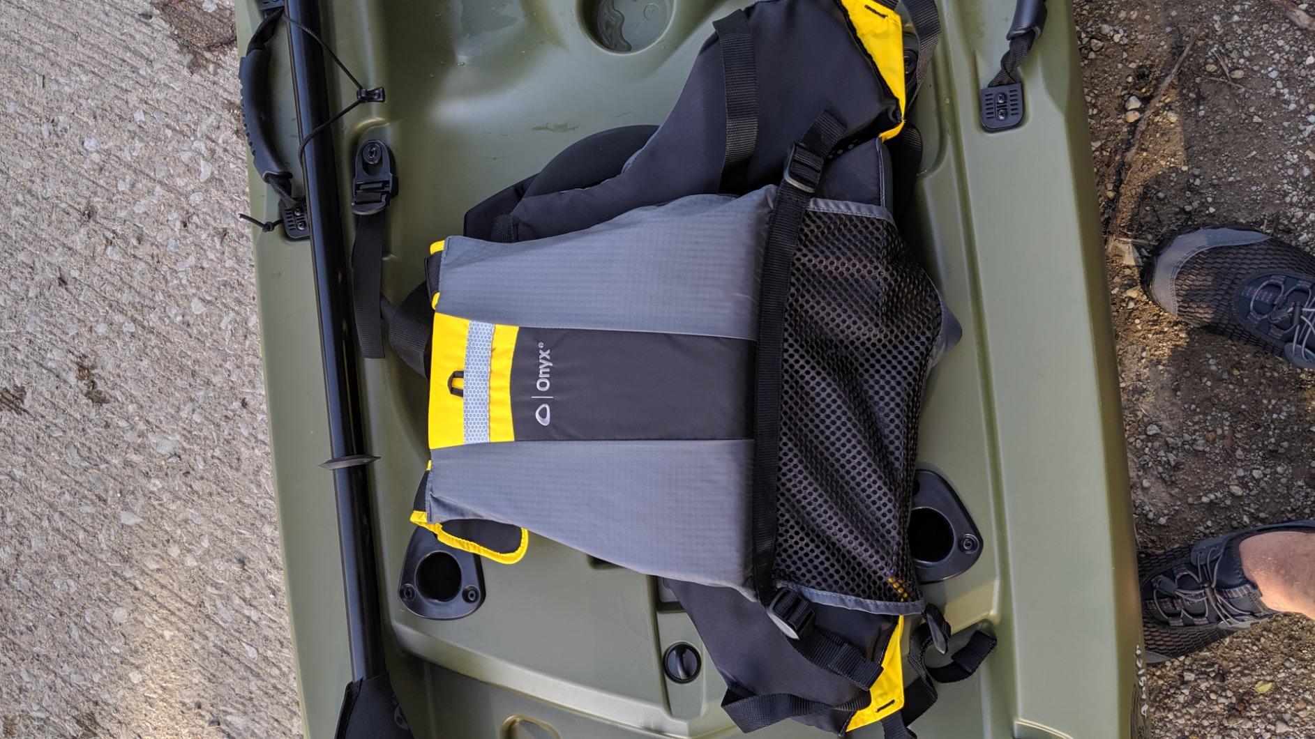 Onyx U.S. Coast Guard and Transport Canada Approved MoveVent Dynamic Paddle Vest for Adults for Kayaking, Canoeing, Stand Up Paddleboarding customer photo 2