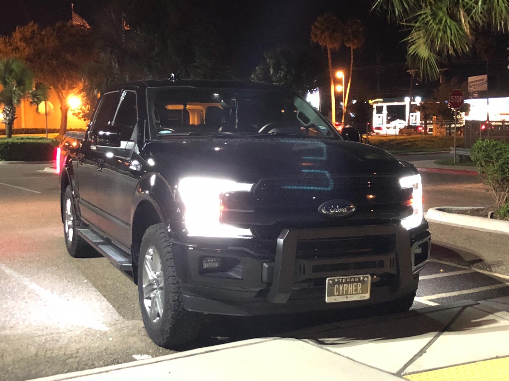 TAC Modular Bull Bar Fit 2004-2026 Ford F150 (Exclude Heritage Edition/All F150 Raptor models/2020-2022 Diesel Models)|2022-2026 F150 Lightning EV Front Guard Fine Textured Mesh Version customer photo 2