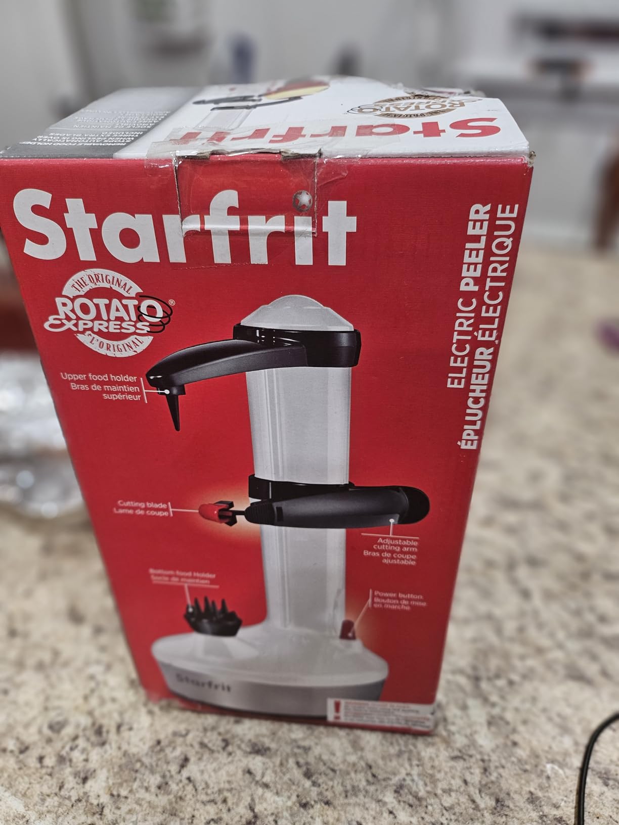 Starfrit Rotato Express 2.0 Electric Peeler, 6 Blades, Black customer photo 1
