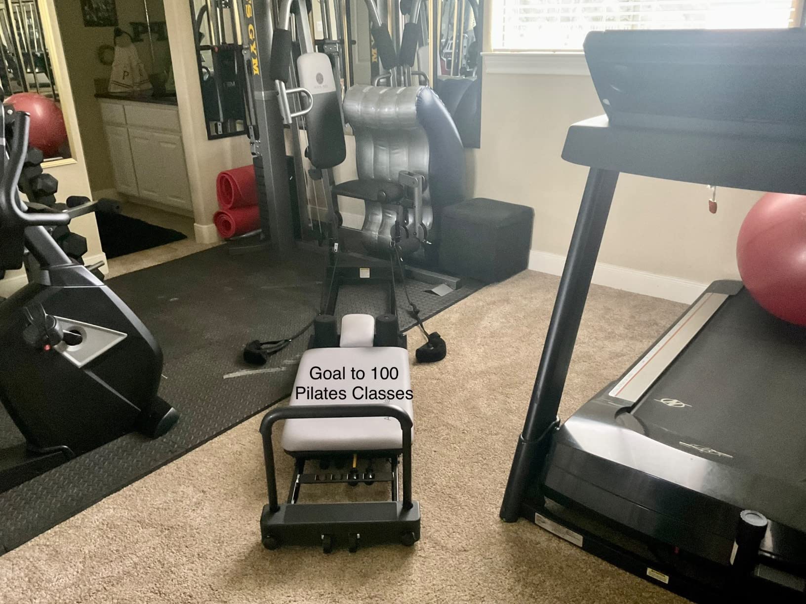 AeroPilates Reformer 4420 Plus Floor Mat - Pilates Machine customer photo 1