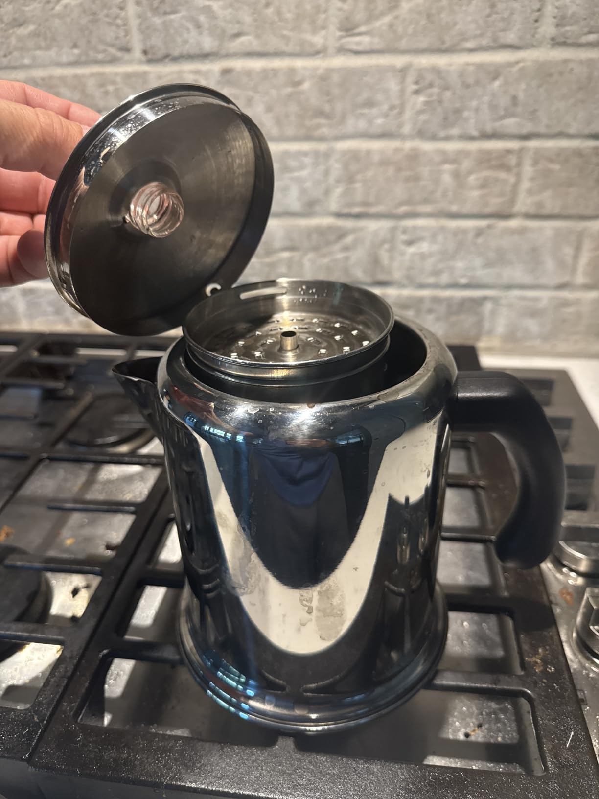 Farberware Classic Stainless Steel Yosemite 12-Cup Coffee Percolator customer photo 2