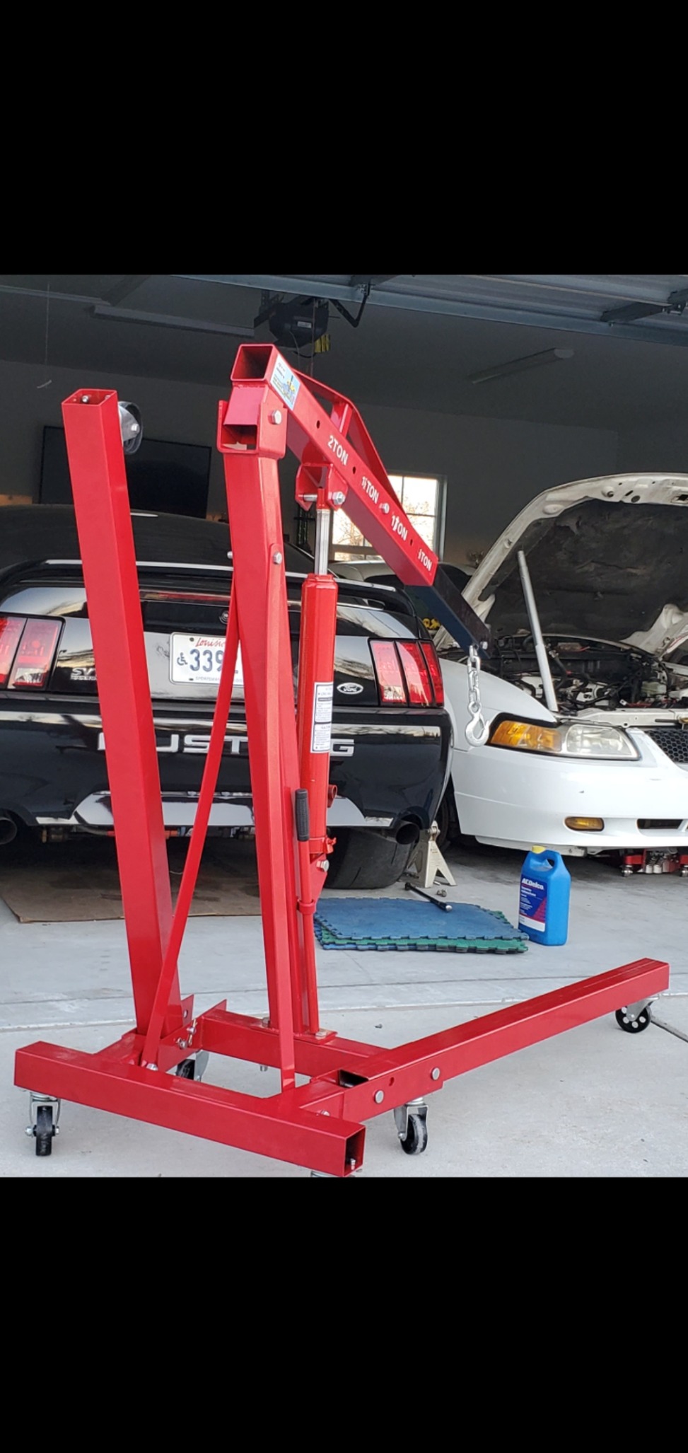 XK Engine Hoist Crane,Folding Cherry Picker 2 Ton customer photo 2
