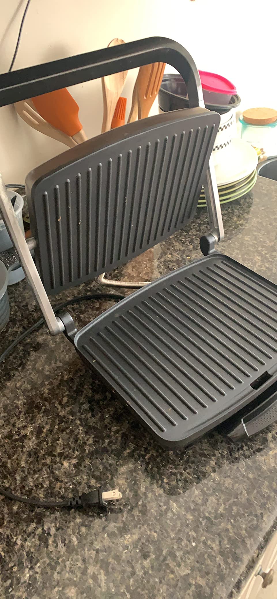 Hamilton Beach Panini Press, Sandwich Maker & Electric Indoor Grill, Stainless Steel customer photo 1