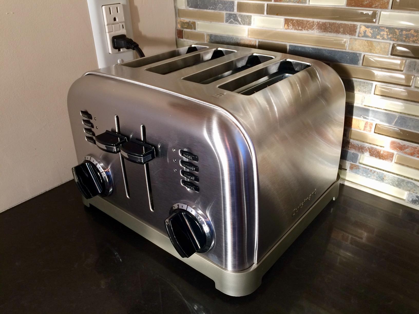 Cuisinart Toaster, Defrost & Reheat, Stainless Steel, 4 Extra-Wide Slots customer photo 2