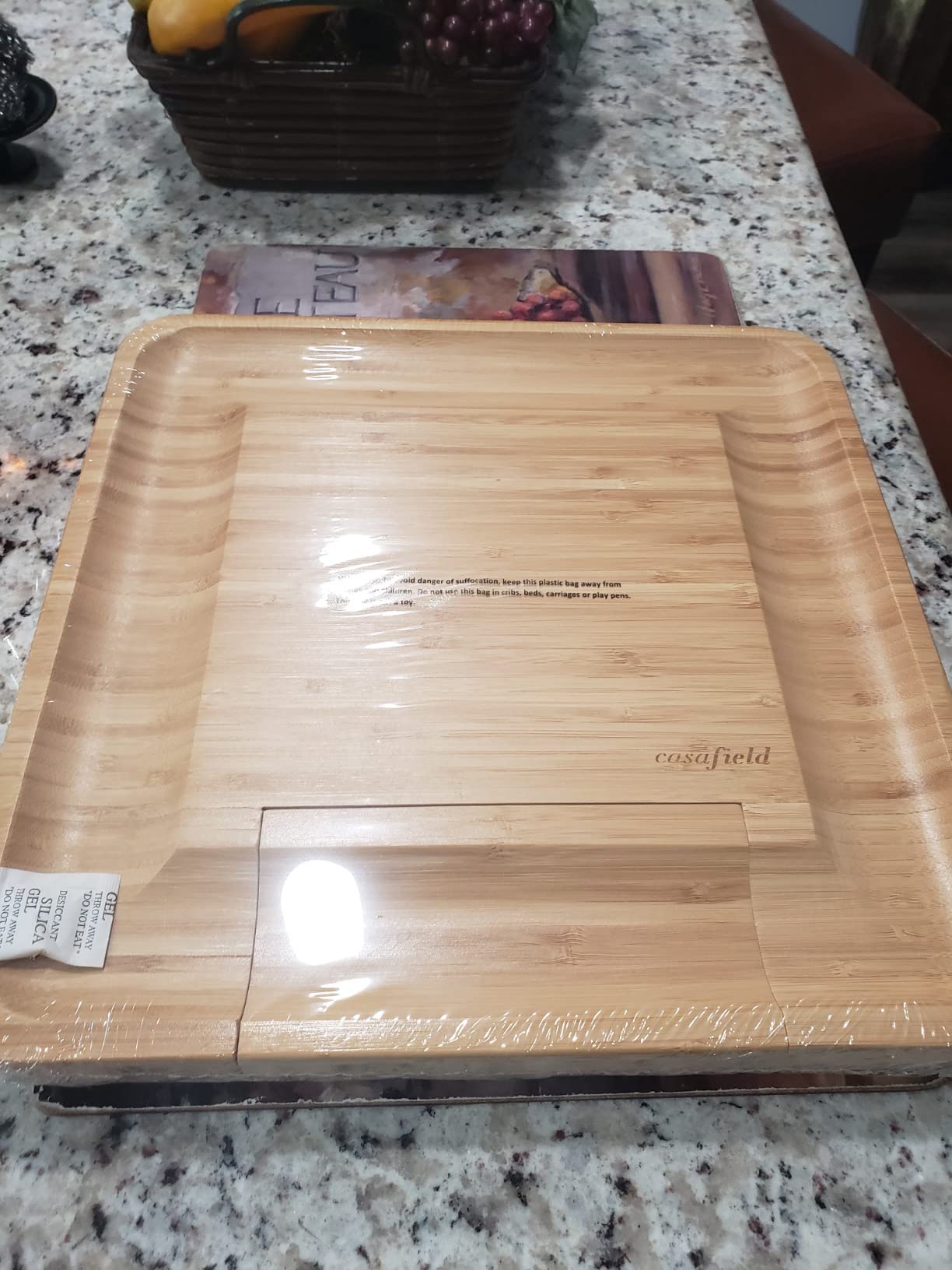 Casafield Bamboo Cheese Board and Knife Gift Set, Wooden Charcuterie Board Meat and Cheese Platter for Entertaining, Housewarming, Birthday, Wedding customer photo 1