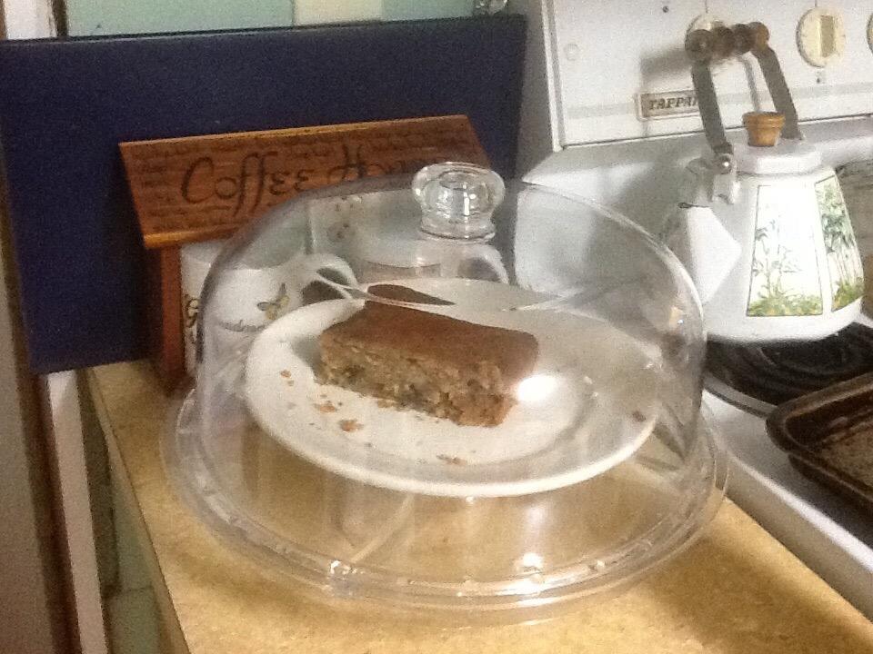 2 IN 1 Cake Stand with Dome Lid,360° Rotation,12” Round Cake Holder customer photo 2