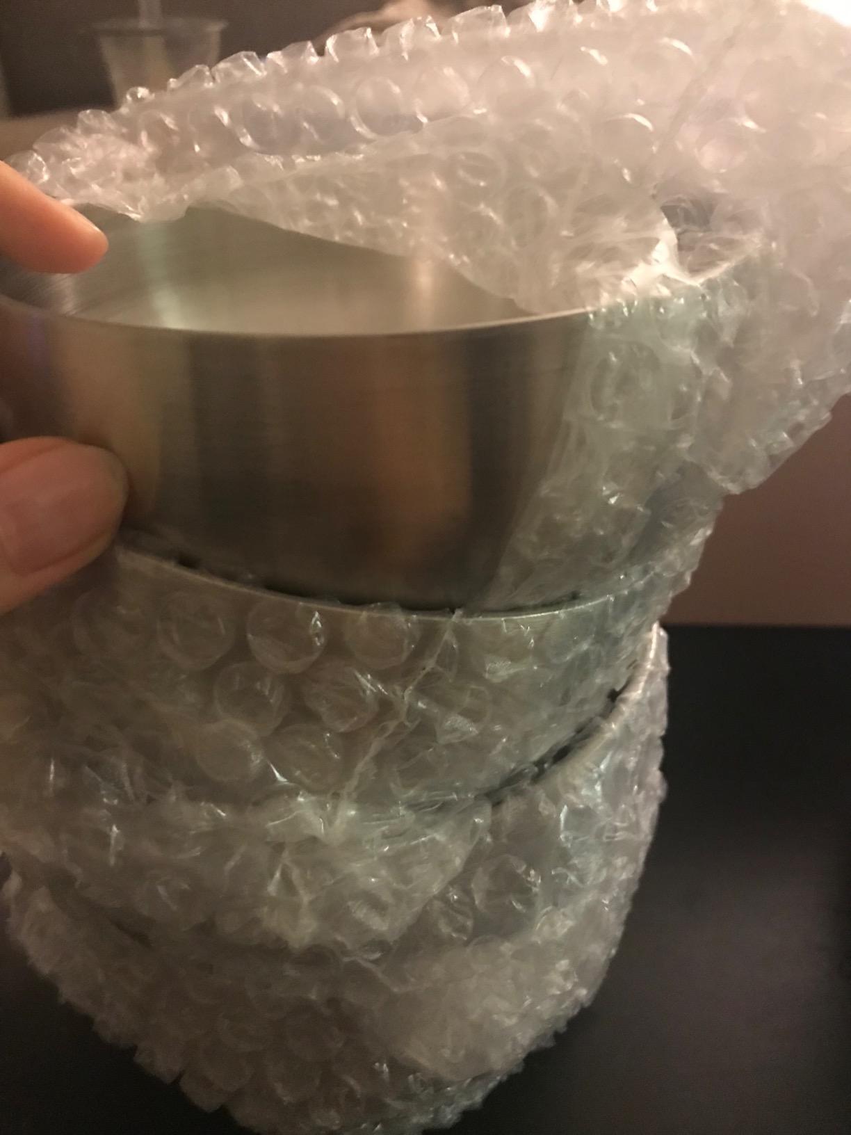DEVICO 4 Pack 19 OZ Small 18/8 Stainless Steel Bowl Set, Dishwasher Safe customer photo 2