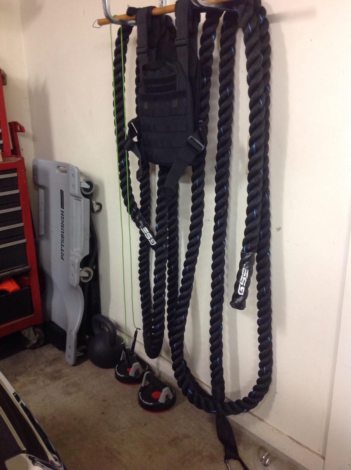 GSE Gym Battle Rope, Heavy-Duty Workout Ropes for Indoor & Outdoor Workout customer photo 2