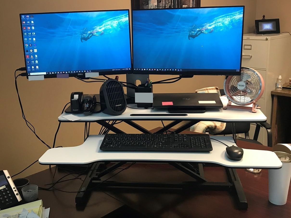 FITUEYES Height Adjustable Standing Desk 36