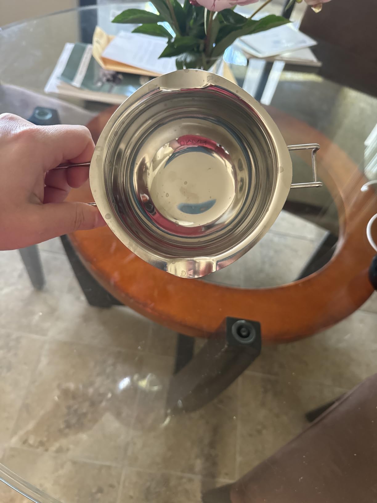 Stainless Steel Double Boiler Pot 600ml for Melting Chocolate,Candle Making customer photo 2
