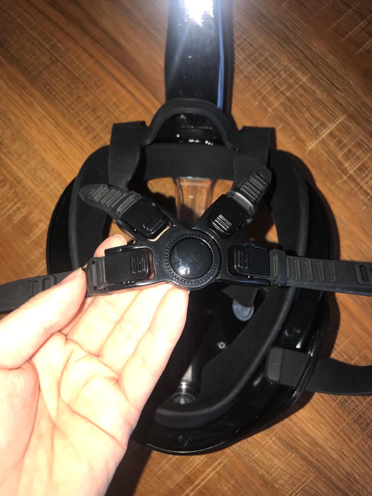 Odoland Snorkeling Packages, Full Face Snorkel Mask for Adults & Youth with Camera Mount, Adjustable Swim Fins, Anti-Fog Anti-Leak Diving Gear for Men Women Teens customer photo 1