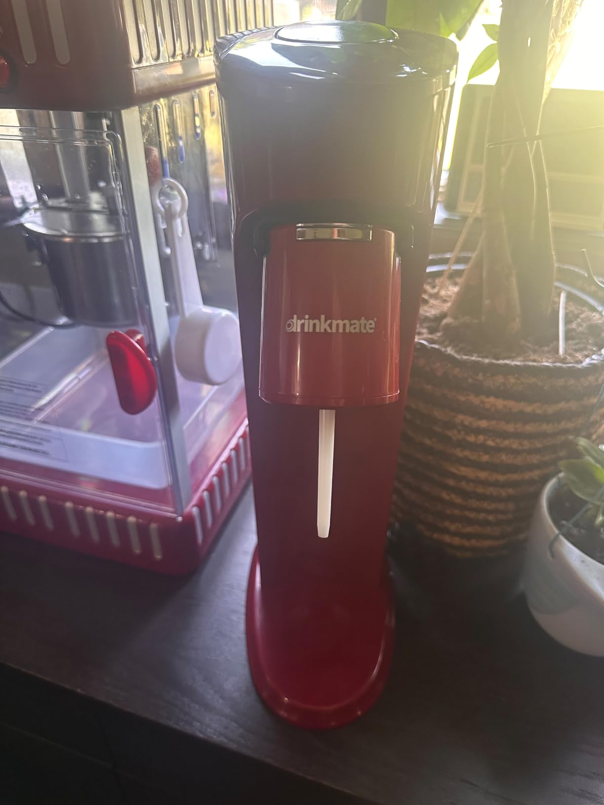 Drinkmate OmniFizz Sparkling Water Maker & Soda Streaming Machine | Carbonates Any Drink | STARTER KIT | Includes One 60L CO2 Cartridge + One BPA-Free Bottle (Matte Black) customer photo 1