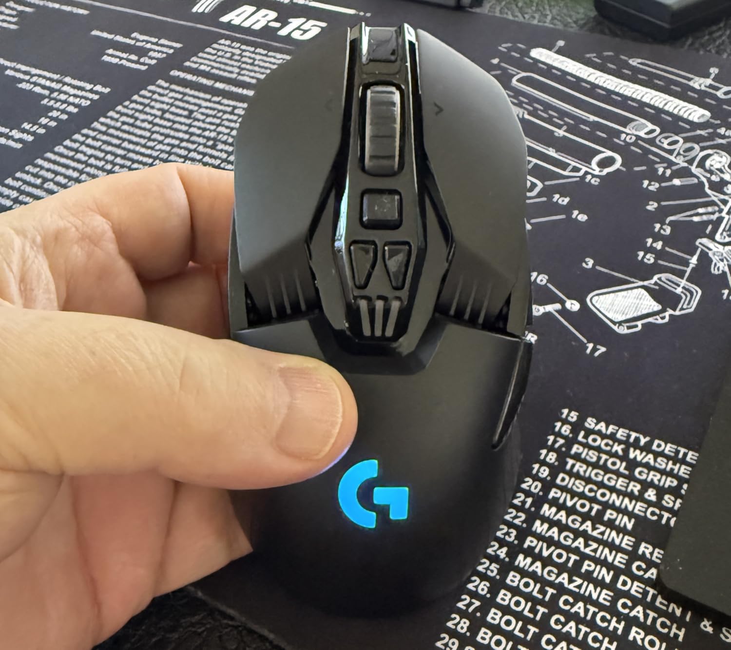 Logitech G903 Lightspeed Wireless Gaming Mouse - Black customer photo 2